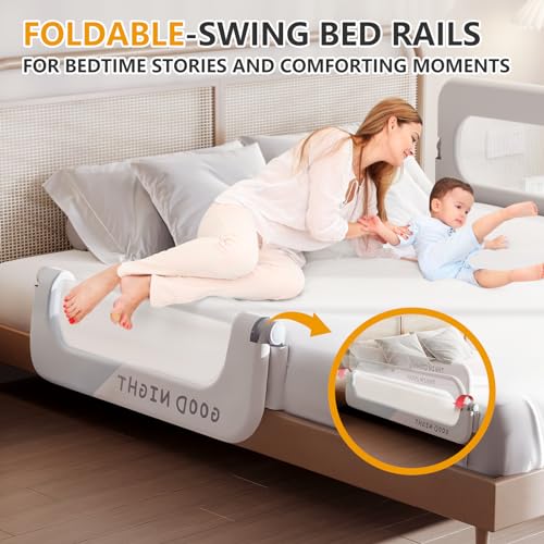 strenkitech Baby Bed Rails Guard For Toddlers - Image 2