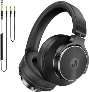 Rumoon Studio Monitor DJ Headphones with 50mm Drivers