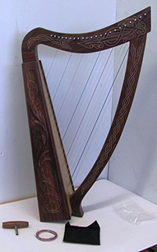 Sturgis 36" Large 22 Strings Solid Wood Harp - Image 5