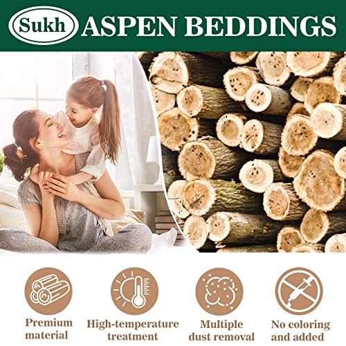 Sukh Aspen Hamster Bedding 14OZ - Aspen Shavings - Image 3