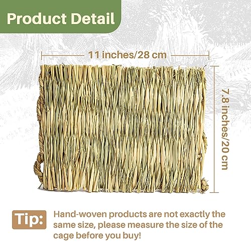 Sukh Rabbit Grass Mats - Natural Hay Woven - Image 4