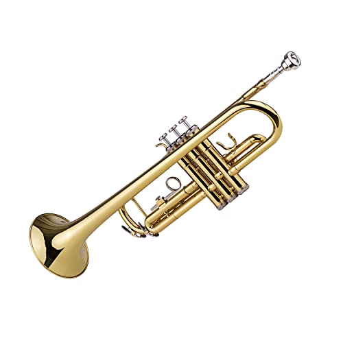 summina Trumpet Bb Brass Instrument with Mouthpiece - Image 2