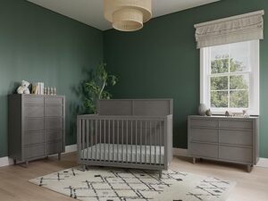 Child Craft Surrey Hill 3-Piece Nursery Set (Lunar Gray)