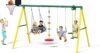 Osoeri Swing Set With Saucer, Glider, Rope, Hoop