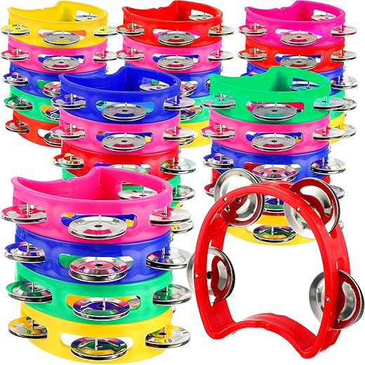 Yeshone Tambourine Bulk Noise Makers, 30 Pack
