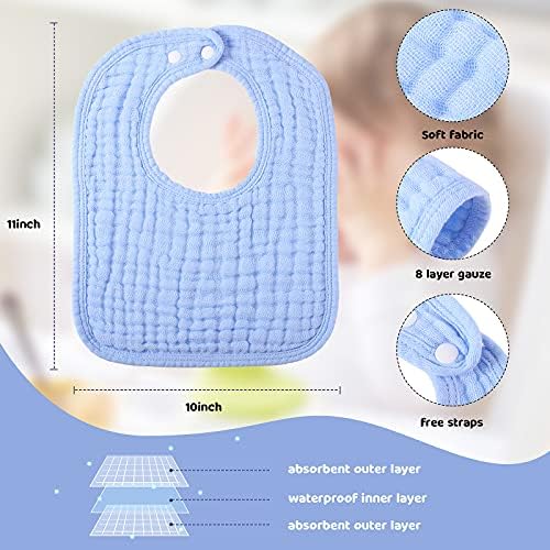 Tatuo Baby Muslin Bibs & Burp Cloths Set - Image 2