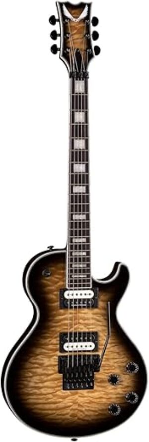 Dean Guitars TB Select Floyd QM - Natural Black Burst