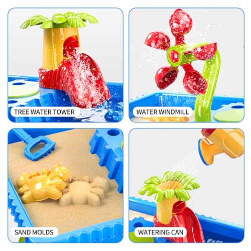 TEMI Sand Water Table Outdoor Toddler Activity - Image 4
