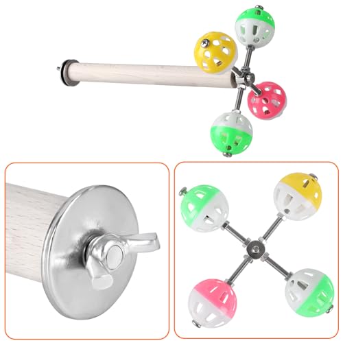 Teniinet Stand Perch Toy with Rotating Balls (1Pcs) - Image 3