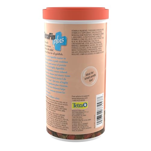 Tetra Goldfish Flakes 7.06 Ounces With Algae - Image 3