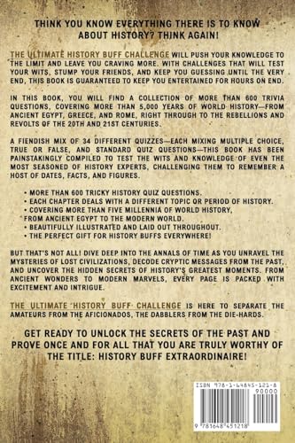 The Ultimate History Buff Challenge: Over 600 Quiz Questions for Curious History Lovers - Image 2