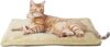 Furhaven ThermaNAP Self-Warming Quilted Faux Fur Bed Mat – Cream, Small