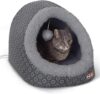 K&H Pet Products Thermo-Pet Cave Heated Cat Bed – 17X15X13