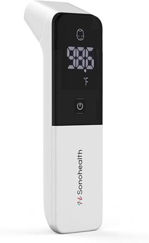 SonoHealth ThermoPRO 3-in-1 Forehead, Ear, Bottle Thermometer