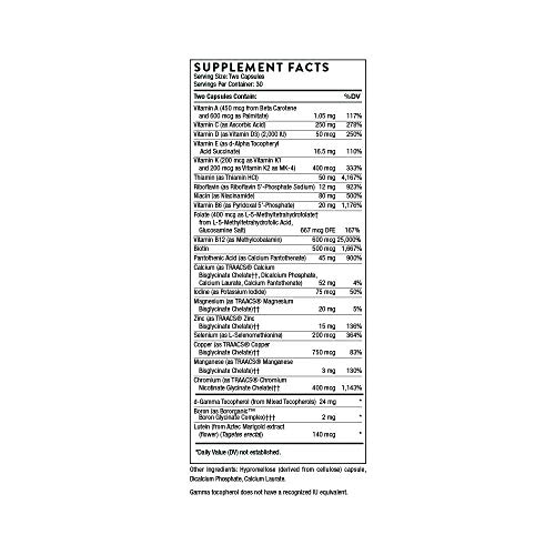 THORNE Basic Nutrients 2/Day 60 Capsules - Image 2