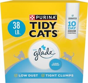Tidy Cats Tidy Cats Clumping Litter, Clear Springs – 38 lb