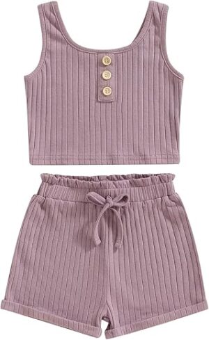 Ledy Champswiin Toddler Girl Clothes Set Summer Outfits