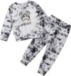 KIDLAGA Toddler Girl Graphic Top Leopard Pants Outfit