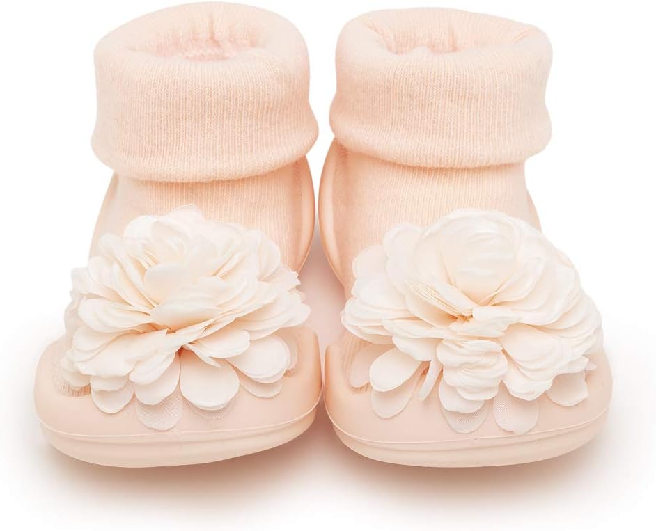 Komuello Toddler Girl Shoes, Breathable, Non-Slip, Washable