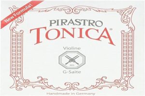 Pirastro Tonica Violin Strings, Set, TON412021