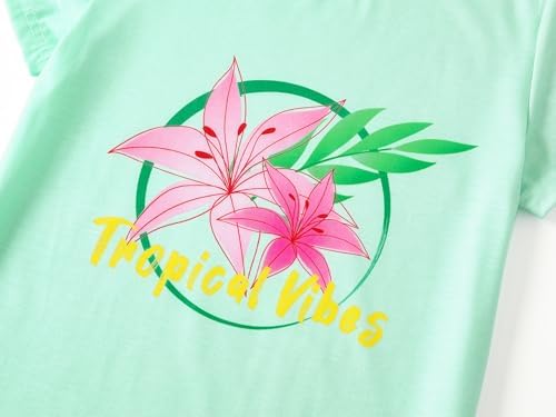 Topgal Summer Pajamas - Tie Dye Unicorn - Image 3