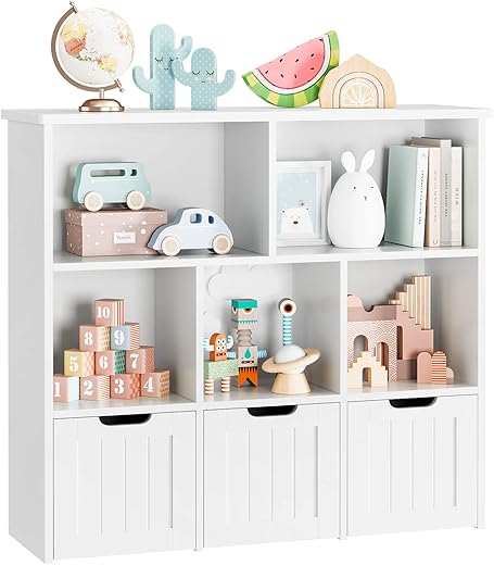 FOTOSOK Toy Storage Organizer With Movable Drawers