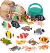 TERRA BY BATTAT Toy Tropical Fish & Crabs – 60 Mini Figures