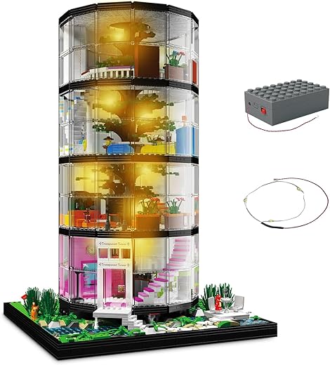 OurRemenberance Tree House Building Block Model, 3466 PCS