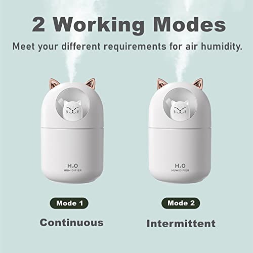 TRIIFON Mini Cute Cool Mist Humidifier 300ml - Image 3