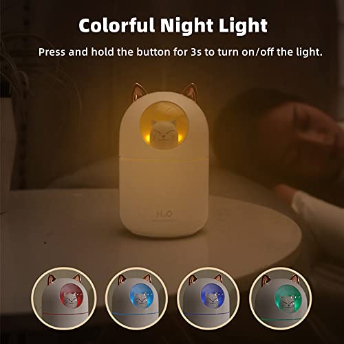 TRIIFON Mini Cute Cool Mist Humidifier 300ml - Image 5