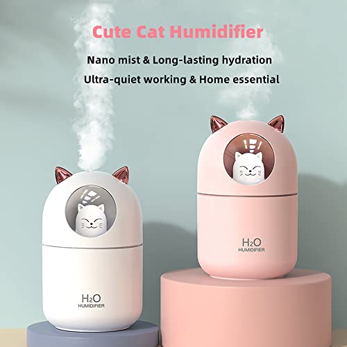 TRIIFON Mini Cute Cool Mist Humidifier 300ml - Image 2