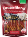 DreamBone Triple Flavor Twisties, 25 Count Dog Chews