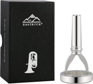 EASTROCK Tuba Mouth Muscle Exerciser, Silver Plated