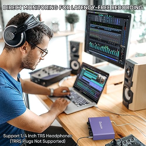 Ueteto 2i2 USB Audio Interface for Recording - Image 4