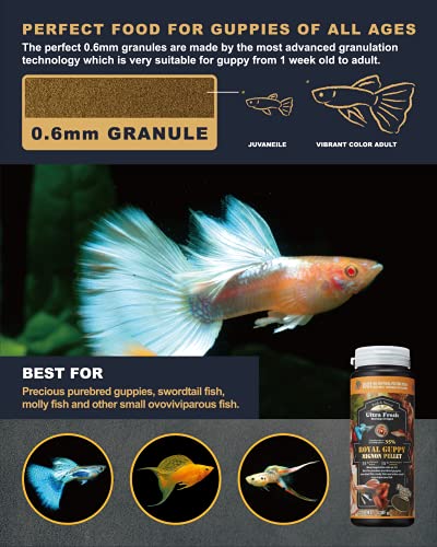 Ultra Fresh Royal Guppy Mignon Pellet, All Natural - Image 5