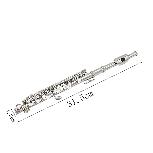 VBESTLIFE Detachable Silver Plated C Piccolo Set - Image 2