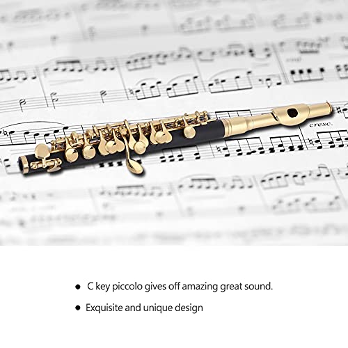 VBESTLIFE Piccolo Half Size Flute C Key - Image 4