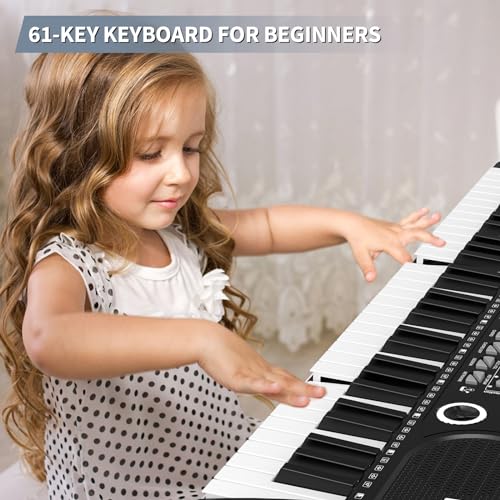 Vgrrbw 61 Keys Electronic Digital Piano Keyboard - Image 3