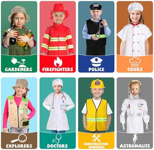 Vicenpal 8 Sets Pretend Play Kids Costumes - Image 2