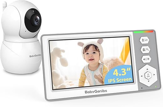 Baby Ganibs Video Baby Monitor With Camera, 4.3''