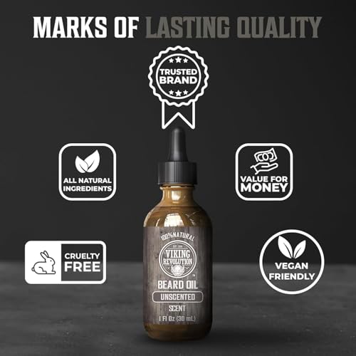 Viking Revolution Unscented Beard Oil With Argan And Jojoba - Image 5