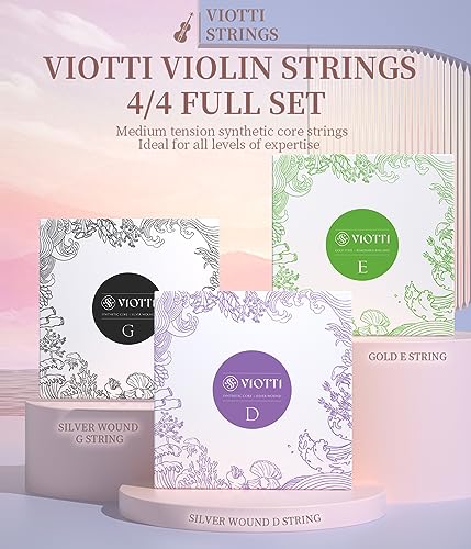 Viotti Violin Strings 4/4 Full Set | Medium Tension - Image 3