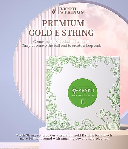 Viotti Violin Strings 4/4 Full Set | Medium Tension - Image 2