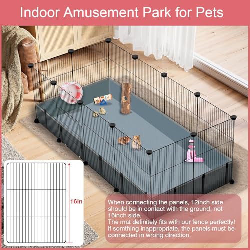 VISCOO Small Animal Playpen With Waterproof Mat - Image 4