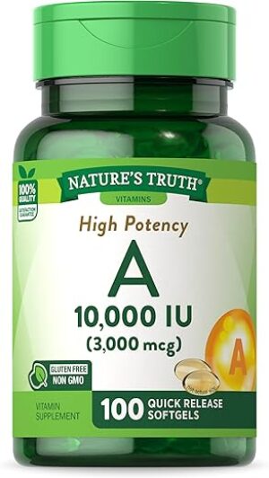 Nature's Truth Vitamin A 10000 IU 100 Softgels