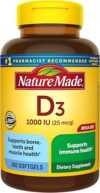 Nature Made Vitamin D3 1000 IU 300 Softgels