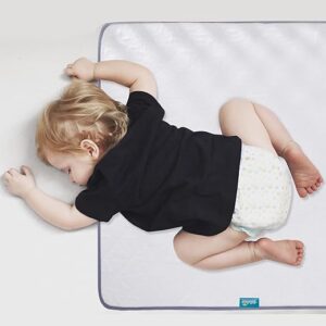 Biloban Waterproof Crib Mattress Protector, 4 Layers