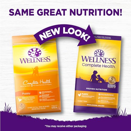 Wellness Complete Health Puppy Food, Chicken & Oatmeal, 26 Lbs - Image 2