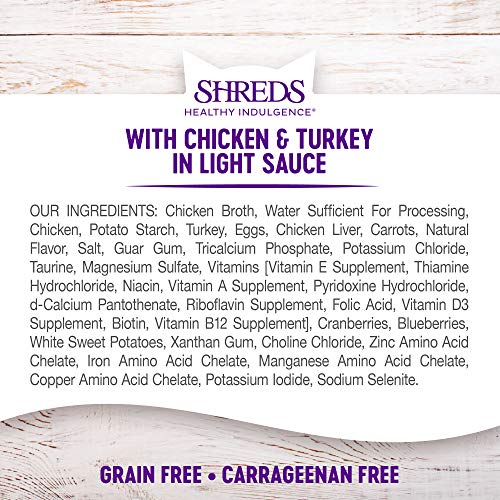 Wellness Healthy Indulgence Shreds Grain-Free Wet Cat Food - Image 5