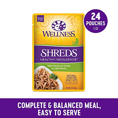 Wellness Healthy Indulgence Shreds Grain-Free Wet Cat Food - Image 2